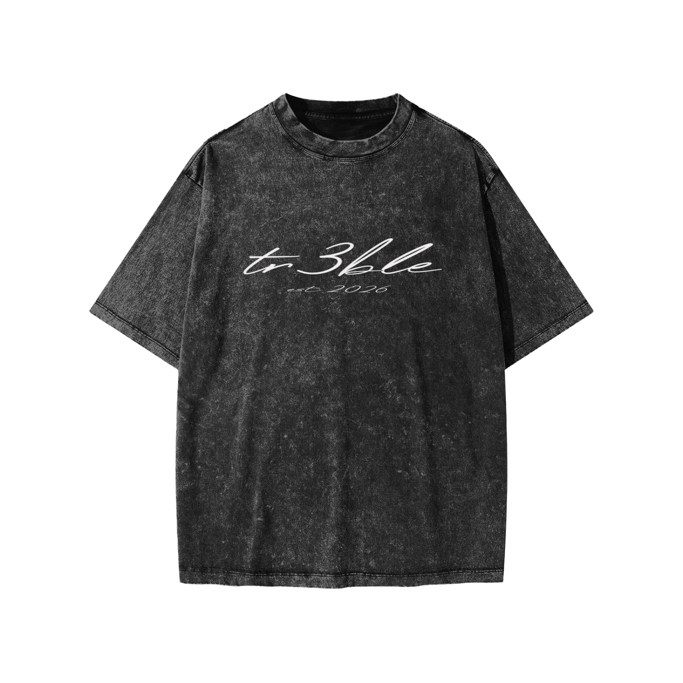 NEW DROP: scripted snow wash tee